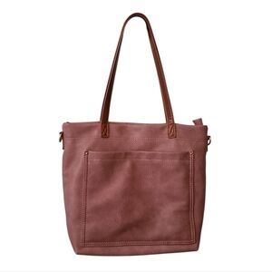 Women’s Leather Tote Bag in Dusty Rose - Stylish Everyday Carry